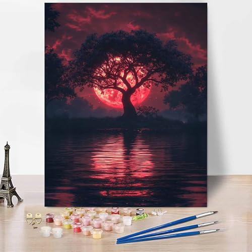 Malen Nach Zahlen Erwachsene Abstrakt Malen Nach Zahlen Baum, DIY Set Erwachsene Anfänger Mit 3 - Pinseln und Acrylfarbe, Handgemalt Ölgemälde für Frauen, Deko Wohnzimmer 30 x 40 cm Ohne Rahmen -XY120 Malen Nach Zahlen Erwachsene Abstrakt Malen Nach Zahlen Baum, DIY Set Erwachsene Anfänger Mit 3 - Pinseln und Acrylfarbe, Handgemalt Ölgemälde für Frauen, Deko Wohnzimmer 30 x 40 cm Ohne Rahmen -XY120 von Generic