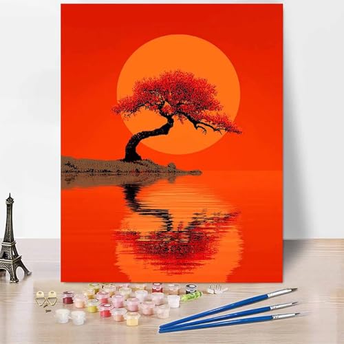 Malen Nach Zahlen Erwachsene Abstrakt Malen Nach Zahlen Landschaft, DIY Set Erwachsene Mit 3 - Pinseln und Acrylfarbe, Handgemalt Ölgemälde für Frauen, Deko Wohnzimmer 30×40cm Ohne Rahmen -XY210 Malen Nach Zahlen Erwachsene Abstrakt Malen Nach Zahlen Landschaft, DIY Set Erwachsene Mit 3 - Pinseln und Acrylfarbe, Handgemalt Ölgemälde für Frauen, Deko Wohnzimmer 30×40cm Ohne Rahmen -XY210 von Generic