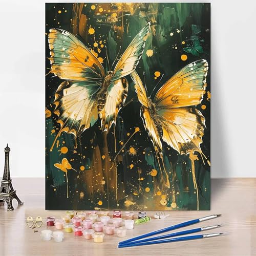 Malen Nach Zahlen Erwachsene Abstrakt Malen Nach Zahlen Schmetterling, DIY Set Erwachsene Mit 3 - Pinseln und Acrylfarbe, Handgemalt Ölgemälde für Frauen, Deko Wohnzimmer 60 x 80 cm Ohne Rahmen -XY34U Malen Nach Zahlen Erwachsene Abstrakt Malen Nach Zahlen Schmetterling, DIY Set Erwachsene Mit 3 - Pinseln und Acrylfarbe, Handgemalt Ölgemälde für Frauen, Deko Wohnzimmer 60 x 80 cm Ohne Rahmen -XY34U von Generic
