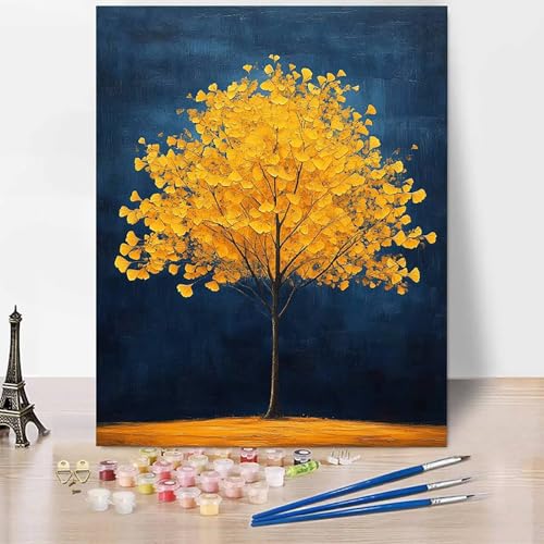 Malen Nach Zahlen Erwachsene Anlage Malen Nach Zahlen Abstrakt, DIY Set Erwachsene Mit 3 - Pinseln und Acrylfarbe, Handgemalt Ölgemälde für Frauen, Deko Wohnzimmer 70 x 95 cm Ohne Rahmen -XY71B von Generic