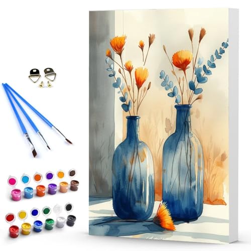 Malen Nach Zahlen Erwachsene Anlage Malen Nach Zahlen Bastelset Erwachsene, DIY Landschaft Mit Pinseln und Acrylfarben Handgemalt Ölgemälde Leinwand Set, Home Deko (100x135cm) Ohne Rahmen -TL250376 von Generic