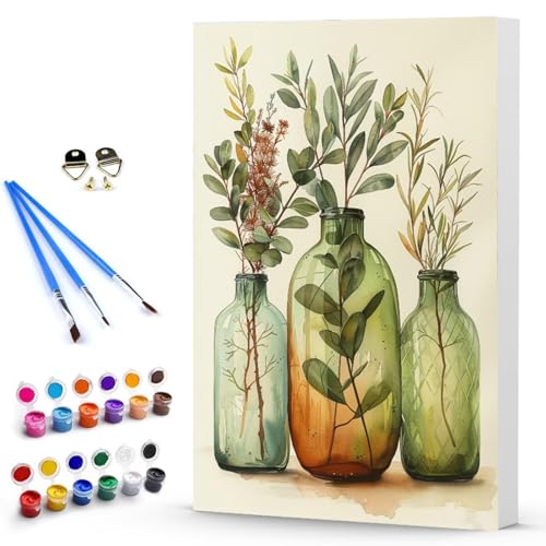 Malen Nach Zahlen Erwachsene Anlage Malen Nach Zahlen Bastelset Erwachsene, DIY Landschaft Mit Pinseln und Acrylfarben Handgemalt Ölgemälde Leinwand Set, Home Deko (100x135cm) Ohne Rahmen -TL2503N3 von Generic