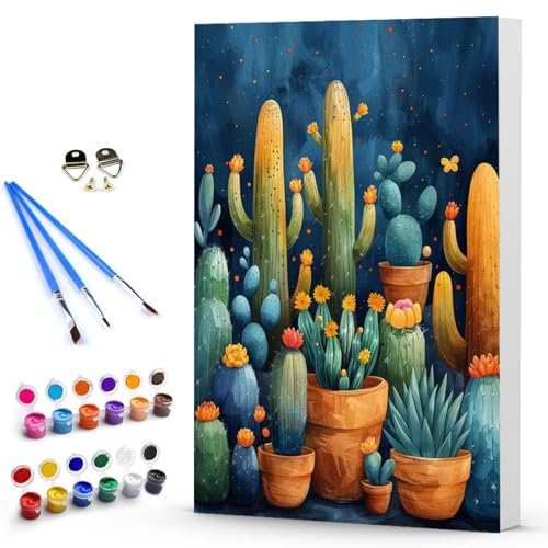 Malen Nach Zahlen Erwachsene Anlage Malen Nach Zahlen Bastelset Erwachsene, DIY Landschaft Mit Pinseln und Acrylfarben Handgemalt Ölgemälde Leinwand Set, Home Deko 40 x 50 cm Ohne Rahmen -TL250305 von Generic