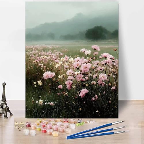 Malen Nach Zahlen Erwachsene Anlage Malen Nach Zahlen Blumenmeer, DIY Set Erwachsene Mit 3 - Pinseln und Acrylfarbe, Handgemalt Ölgemälde für Frauen, Deko Wohnzimmer 100×135cm Ohne Rahmen -XY814 Malen Nach Zahlen Erwachsene Anlage Malen Nach Zahlen Blumenmeer, DIY Set Erwachsene Mit 3 - Pinseln und Acrylfarbe, Handgemalt Ölgemälde für Frauen, Deko Wohnzimmer 100×135cm Ohne Rahmen -XY814 von Generic