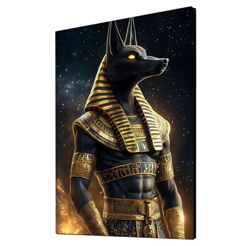 Malen Nach Zahlen Erwachsene Anubis DIY Set Erwachsene mit Leinwand zum Bemalen Sternenhimmel 50 x 35cm 36 Farben Acrylfarben Set und Pinsel, Malen Nach Zahlen Kinder für Deko Wohnzimmer 2YH-4883 Malen Nach Zahlen Erwachsene Anubis DIY Set Erwachsene mit Leinwand zum Bemalen Sternenhimmel 50 x 35cm 36 Farben Acrylfarben Set und Pinsel, Malen Nach Zahlen Kinder für Deko Wohnzimmer 2YH-4883 von Generic