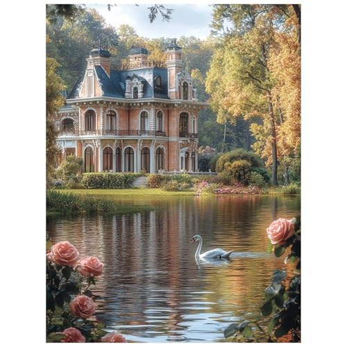 Malen Nach Zahlen Erwachsene Architektur Malen Nach Zahlen Kinder, DIY Set Erwachsene mit Pinselset Acrylfarben Set Leinwand zum Bemalen 100x135 cm, Schwan Paint by Numbers Deko wohnzimmer 8YH-1211 Malen Nach Zahlen Erwachsene Architektur Malen Nach Zahlen Kinder, DIY Set Erwachsene mit Pinselset Acrylfarben Set Leinwand zum Bemalen 100x135 cm, Schwan Paint by Numbers Deko wohnzimmer 8YH-1211 von Generic