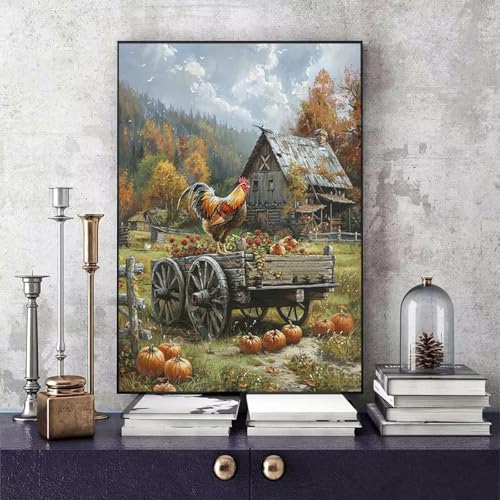 Malen Nach Zahlen Erwachsene Bauernhof Malen Nach Zahlen Landschaft, DIY Set Erwachsene Paint by Numbers mit 3 Pinsel und Acrylfarben für Zimmer Deko Wohnzimmer, Geschenke 100 X 135 CM -bby25068V Malen Nach Zahlen Erwachsene Bauernhof Malen Nach Zahlen Landschaft, DIY Set Erwachsene Paint by Numbers mit 3 Pinsel und Acrylfarben für Zimmer Deko Wohnzimmer, Geschenke 100 X 135 CM -bby25068V von Generic