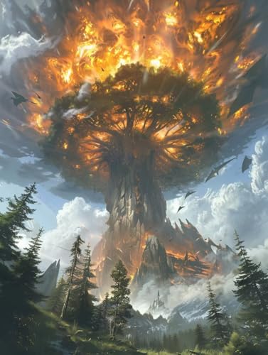 Malen Nach Zahlen Erwachsene Baum, Malen Nach Zahlen Flamme, Paint by Numbers Bastelset Erwachsene DIY Handgemalt Ölgemälde Leinwand Kits für Wanddeko, Geschenke für Frauen Anfänger 60x70cm 0-2494 Malen Nach Zahlen Erwachsene Baum, Malen Nach Zahlen Flamme, Paint by Numbers Bastelset Erwachsene DIY Handgemalt Ölgemälde Leinwand Kits für Wanddeko, Geschenke für Frauen Anfänger 60x70cm 0-2494 von Generic