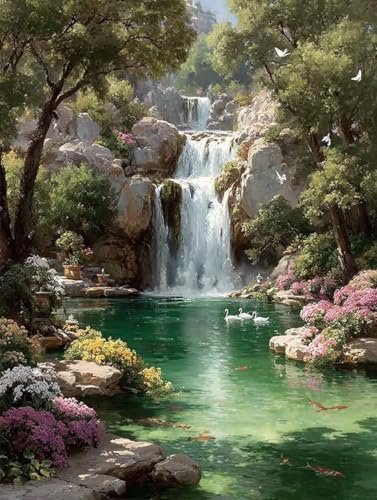 Malen Nach Zahlen Erwachsene Baum, Malen Nach Zahlen Landschaft, DIY Basteln Erwachsene Leinwand Kits, DIY Paint by Numbers Adult Kits Mit Pinseln und Acrylfarbe, Geschenk für Wanddeko, 40x50cm T-1557 Malen Nach Zahlen Erwachsene Baum, Malen Nach Zahlen Landschaft, DIY Basteln Erwachsene Leinwand Kits, DIY Paint by Numbers Adult Kits Mit Pinseln und Acrylfarbe, Geschenk für Wanddeko, 40x50cm T-1557 von Generic