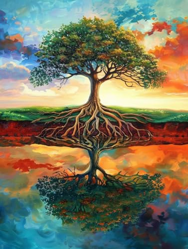 Malen Nach Zahlen Erwachsene Baum, Malen Nach Zahlen Sonnenuntergang, Paint by Numbers Bastelset Erwachsene DIY Handgemalt Ölgemälde Leinwand Kits für Wanddeko, Geschenke für Frauen 70x95cm 4-5274 Malen Nach Zahlen Erwachsene Baum, Malen Nach Zahlen Sonnenuntergang, Paint by Numbers Bastelset Erwachsene DIY Handgemalt Ölgemälde Leinwand Kits für Wanddeko, Geschenke für Frauen 70x95cm 4-5274 von Generic