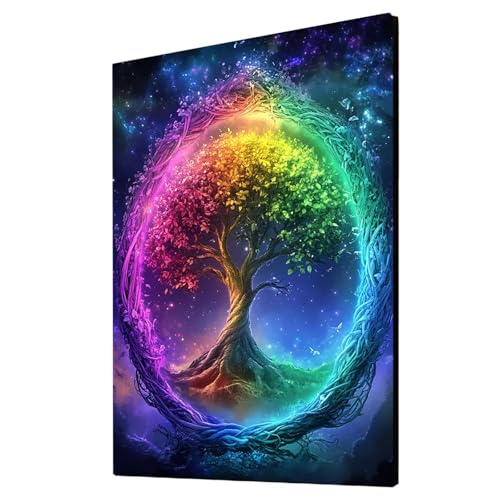 Malen Nach Zahlen Erwachsene Baum DIY Set Erwachsene mit Leinwand zum Bemalen Sternenhimmel 60x80 cm 36 Farben Acrylfarben Set und Pinsel, Malen Nach Zahlen Kinder für Wanddeko Wohnzimmer 2YH-3306 Malen Nach Zahlen Erwachsene Baum DIY Set Erwachsene mit Leinwand zum Bemalen Sternenhimmel 60x80 cm 36 Farben Acrylfarben Set und Pinsel, Malen Nach Zahlen Kinder für Wanddeko Wohnzimmer 2YH-3306 von Generic
