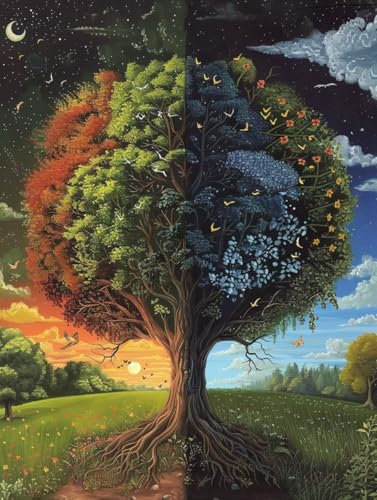 Malen Nach Zahlen Erwachsene Baum Malen Nach Zahlen Mond, Painting by Numbers, DIY Basteln Erwachsene Handgemalt Ölgemälde Set Mit Pinseln und Acrylfarbe für Zimmer Deko Geschenke 70x95cm U-6442 Malen Nach Zahlen Erwachsene Baum Malen Nach Zahlen Mond, Painting by Numbers, DIY Basteln Erwachsene Handgemalt Ölgemälde Set Mit Pinseln und Acrylfarbe für Zimmer Deko Geschenke 70x95cm U-6442 von Generic