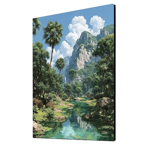 Malen Nach Zahlen Erwachsene Berg DIY Set Erwachsene mit Leinwand zum Bemalen Baum 100x135 cm 36 Farben Acrylfarben Set und Pinsel, Malen Nach Zahlen Kinder für Deko Wohnzimmer Geschenke 2YH-2790 Malen Nach Zahlen Erwachsene Berg DIY Set Erwachsene mit Leinwand zum Bemalen Baum 100x135 cm 36 Farben Acrylfarben Set und Pinsel, Malen Nach Zahlen Kinder für Deko Wohnzimmer Geschenke 2YH-2790 von Generic