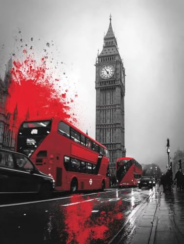 Malen Nach Zahlen Erwachsene Big Ben, Malen Nach Zahlen Auto, DIY Basteln Erwachsene Leinwand Kits, DIY Paint by Numbers Adult Kits Mit Pinseln und Acrylfarbe, Geschenk für Wanddeko, 40x50cm R-2099 Malen Nach Zahlen Erwachsene Big Ben, Malen Nach Zahlen Auto, DIY Basteln Erwachsene Leinwand Kits, DIY Paint by Numbers Adult Kits Mit Pinseln und Acrylfarbe, Geschenk für Wanddeko, 40x50cm R-2099 von Generic