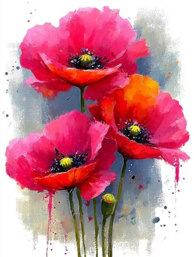 Malen Nach Zahlen Erwachsene Blume, DIY Basteln Erwachsene Leinwand Kit für Wanddeko, Pflanzen Malen Nach Zahlen Mit Pinseln und Acrylfarbe, DIY Paint by Numbers, Geschenke für Frauen, 40x50cm X-9112 Malen Nach Zahlen Erwachsene Blume, DIY Basteln Erwachsene Leinwand Kit für Wanddeko, Pflanzen Malen Nach Zahlen Mit Pinseln und Acrylfarbe, DIY Paint by Numbers, Geschenke für Frauen, 40x50cm X-9112 von Generic