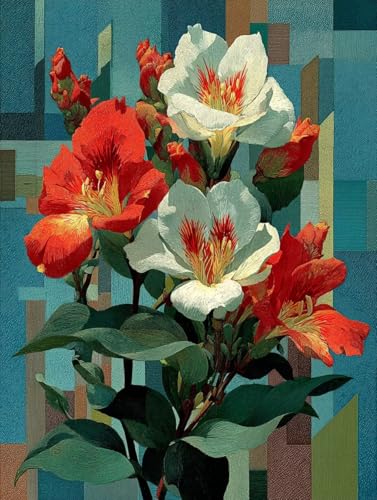 Malen Nach Zahlen Erwachsene Blume, DIY Malen Nach Zahlen Kits Pflanzen, DIY Basteln Erwachsene Paint by Numbers Kits Mit Pinseln und Acrylfarbe, für Zimmer Deko, Geschenke für Frauen, 50x70cm D-7551 Malen Nach Zahlen Erwachsene Blume, DIY Malen Nach Zahlen Kits Pflanzen, DIY Basteln Erwachsene Paint by Numbers Kits Mit Pinseln und Acrylfarbe, für Zimmer Deko, Geschenke für Frauen, 50x70cm D-7551 von Generic