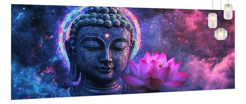 Malen Nach Zahlen Erwachsene Blume, DIY Malen Nach Zahlen XXL Paint by Numbers für Anfänger, Bastelset Handgemalt Ölgemälde Kreativ Set Mit Pinseln und Acrylfarbe, Home Décor Buddha 80 X 180cm Y1166 Malen Nach Zahlen Erwachsene Blume, DIY Malen Nach Zahlen XXL Paint by Numbers für Anfänger, Bastelset Handgemalt Ölgemälde Kreativ Set Mit Pinseln und Acrylfarbe, Home Décor Buddha 80 X 180cm Y1166 von Generic