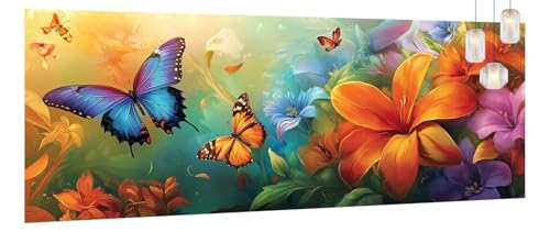 Malen Nach Zahlen Erwachsene Blume, DIY Malen Nach Zahlen XXL Paint by Numbers für Anfänger, Bastelset Handgemalt Ölgemälde Set Mit Pinseln und Acrylfarbe, Home Décor Schmetterling 80 X 180cm Y1186 Malen Nach Zahlen Erwachsene Blume, DIY Malen Nach Zahlen XXL Paint by Numbers für Anfänger, Bastelset Handgemalt Ölgemälde Set Mit Pinseln und Acrylfarbe, Home Décor Schmetterling 80 X 180cm Y1186 von Generic