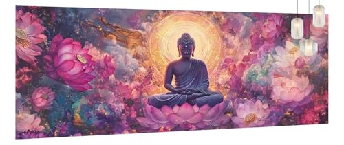 Malen Nach Zahlen Erwachsene Blume, DIY Paint by Numbers für Anfänger und Kinder, Bastelset Handgemalt Ölgemälde Kreativ Set Mit 3-Pinseln und Acrylfarbe, Geschenk Home Décor Buddha 70 X 160cm Y1171 Malen Nach Zahlen Erwachsene Blume, DIY Paint by Numbers für Anfänger und Kinder, Bastelset Handgemalt Ölgemälde Kreativ Set Mit 3-Pinseln und Acrylfarbe, Geschenk Home Décor Buddha 70 X 160cm Y1171 von Generic