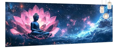 Malen Nach Zahlen Erwachsene Blume, DIY Paint by Numbers für Anfänger und Kinder, Bastelset Handgemalt Ölgemälde Kreativ Set Mit 3-Pinseln und Acrylfarbe, Geschenk Home Décor Buddha 80 X 180cm Y1167 Malen Nach Zahlen Erwachsene Blume, DIY Paint by Numbers für Anfänger und Kinder, Bastelset Handgemalt Ölgemälde Kreativ Set Mit 3-Pinseln und Acrylfarbe, Geschenk Home Décor Buddha 80 X 180cm Y1167 von Generic