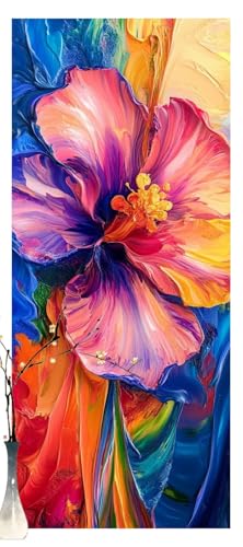 Malen Nach Zahlen Erwachsene Blume,DIY Malen Nach Zahlen XXL Paint by Numbers für Anfänger,Bastelset Handgemalt Ölgemälde Kreativ Set Mit Pinseln und Acrylfarbe,Home Décor Verträumt 50 X 120cm Y1280 von Generic