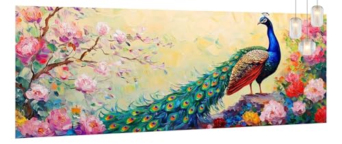 Malen Nach Zahlen Erwachsene Blume,DIY Malen Nach Zahlen XXL Paint by Numbers für Anfänger,Bastelset Handgemalt Ölgemälde Kreativ Set Mit Pinseln und Acrylfarbe,Home Wand Décor Pfau 90 X 240cm Y1196 Malen Nach Zahlen Erwachsene Blume,DIY Malen Nach Zahlen XXL Paint by Numbers für Anfänger,Bastelset Handgemalt Ölgemälde Kreativ Set Mit Pinseln und Acrylfarbe,Home Wand Décor Pfau 90 X 240cm Y1196 von Generic
