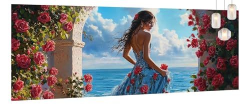 Malen Nach Zahlen Erwachsene Blume,DIY Paint by Numbers für Anfänger und Kinder,Bastelset Handgemalt Ölgemälde Kreativ Set Mit 3-Pinseln und Acrylfarbe,Geschenk Home Décor Prinzessin 90 X 240cm Y1173 Malen Nach Zahlen Erwachsene Blume,DIY Paint by Numbers für Anfänger und Kinder,Bastelset Handgemalt Ölgemälde Kreativ Set Mit 3-Pinseln und Acrylfarbe,Geschenk Home Décor Prinzessin 90 X 240cm Y1173 von Generic