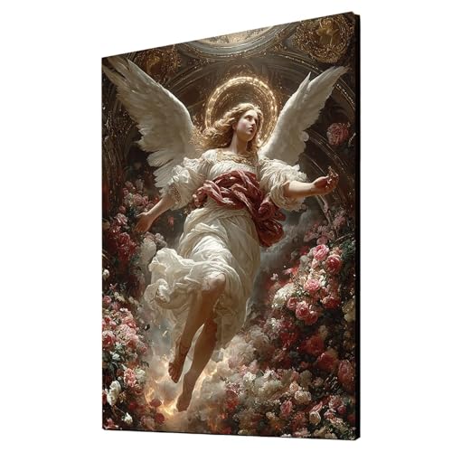 Malen Nach Zahlen Erwachsene Blume DIY Set Erwachsene mit Leinwand zum Bemalen Engel 100x135 cm 36 Farben Acrylfarben Set und Pinsel, Malen Nach Zahlen Kinder für Deko Wohnzimmer Geschenke 2YH-3030 Malen Nach Zahlen Erwachsene Blume DIY Set Erwachsene mit Leinwand zum Bemalen Engel 100x135 cm 36 Farben Acrylfarben Set und Pinsel, Malen Nach Zahlen Kinder für Deko Wohnzimmer Geschenke 2YH-3030 von Generic