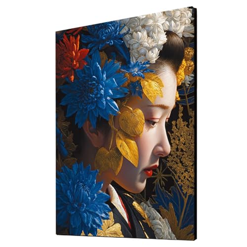 Malen Nach Zahlen Erwachsene Blume DIY Set Erwachsene mit Leinwand zum Bemalen Frau 50x70 cm 36 Farben Acrylfarben Set und Pinsel, Malen Nach Zahlen Kinder für Deko Wohnzimmer Geschenke 2YH-3045 Malen Nach Zahlen Erwachsene Blume DIY Set Erwachsene mit Leinwand zum Bemalen Frau 50x70 cm 36 Farben Acrylfarben Set und Pinsel, Malen Nach Zahlen Kinder für Deko Wohnzimmer Geschenke 2YH-3045 von Generic