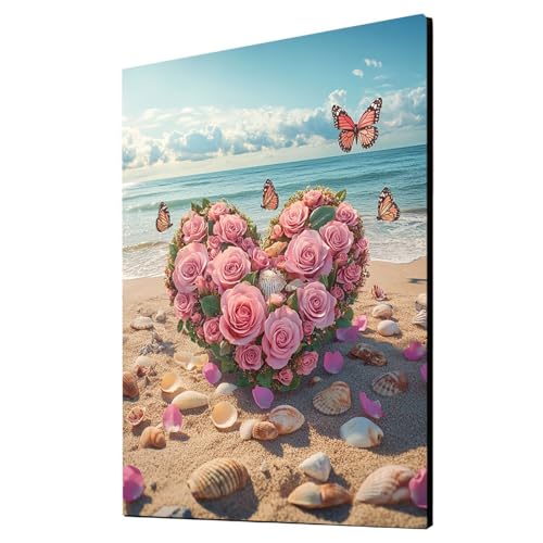 Malen Nach Zahlen Erwachsene Blume DIY Set Erwachsene mit Leinwand zum Bemalen Herz 50x70cm 36 Farben Acrylfarben Set und Pinsel, Malen Nach Zahlen Kinder für Deko Wohnzimmer Geschenke 2YH-4825 Malen Nach Zahlen Erwachsene Blume DIY Set Erwachsene mit Leinwand zum Bemalen Herz 50x70cm 36 Farben Acrylfarben Set und Pinsel, Malen Nach Zahlen Kinder für Deko Wohnzimmer Geschenke 2YH-4825 von Generic