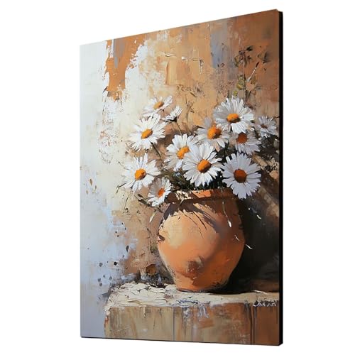 Malen Nach Zahlen Erwachsene Blume DIY Set Erwachsene mit Leinwand zum Bemalen PflanZen 100x135 cm 36 Farben Acrylfarben Set und Pinsel, Malen Nach Zahlen Kinder für Deko Wohnzimmer Geschenke 2YH-4690 von Generic