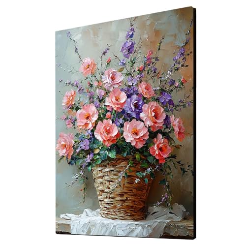 Malen Nach Zahlen Erwachsene Blume DIY Set Erwachsene mit Leinwand zum Bemalen PflanZen 110 x 80CM 36 Farben Acrylfarben Set und Pinsel, Malen Nach Zahlen Kinder für Deko Wohnzimmer Geschenke 2YH-3368 Malen Nach Zahlen Erwachsene Blume DIY Set Erwachsene mit Leinwand zum Bemalen PflanZen 110 x 80CM 36 Farben Acrylfarben Set und Pinsel, Malen Nach Zahlen Kinder für Deko Wohnzimmer Geschenke 2YH-3368 von Generic