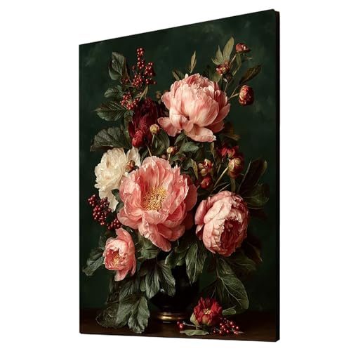 Malen Nach Zahlen Erwachsene Blume DIY Set Erwachsene mit Leinwand zum Bemalen PflanZen 80 x 60 CM 36 Farben Acrylfarben Set und Pinsel, Malen Nach Zahlen Kinder für Deko Wohnzimmer Geschenke 2YH-5306 Malen Nach Zahlen Erwachsene Blume DIY Set Erwachsene mit Leinwand zum Bemalen PflanZen 80 x 60 CM 36 Farben Acrylfarben Set und Pinsel, Malen Nach Zahlen Kinder für Deko Wohnzimmer Geschenke 2YH-5306 von Generic