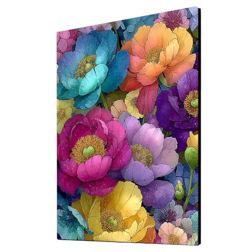 Malen Nach Zahlen Erwachsene Blume DIY Set Erwachsene mit Leinwand zum Bemalen PflanZen 80x110 cm 36 Farben Acrylfarben Set und Pinsel, Malen Nach Zahlen Kinder für Deko Wohnzimmer Geschenke 2YH-3548 Malen Nach Zahlen Erwachsene Blume DIY Set Erwachsene mit Leinwand zum Bemalen PflanZen 80x110 cm 36 Farben Acrylfarben Set und Pinsel, Malen Nach Zahlen Kinder für Deko Wohnzimmer Geschenke 2YH-3548 von Generic