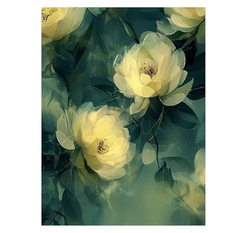 Malen Nach Zahlen Erwachsene Blume DIY Set Erwachsene mit Leinwand zum Bemalen Pflanzen 50 x 70cm 36 Farben Acrylfarben Set Pinsel, Malen Nach Zahlen Kinder, Zimmer Deko Geschenke für Frauen YH2-1053 Malen Nach Zahlen Erwachsene Blume DIY Set Erwachsene mit Leinwand zum Bemalen Pflanzen 50 x 70cm 36 Farben Acrylfarben Set Pinsel, Malen Nach Zahlen Kinder, Zimmer Deko Geschenke für Frauen YH2-1053 von Generic