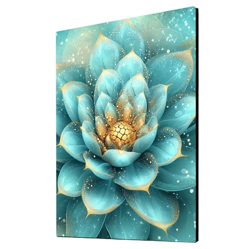 Malen Nach Zahlen Erwachsene Blume DIY Set Erwachsene mit Leinwand zum Bemalen Verträumt 135 x 100 CM 36 Farben Acrylfarben Set und Pinsel, Malen Nach Zahlen Kinder für Deko Wohnzimmer 2YH-2710 von Generic