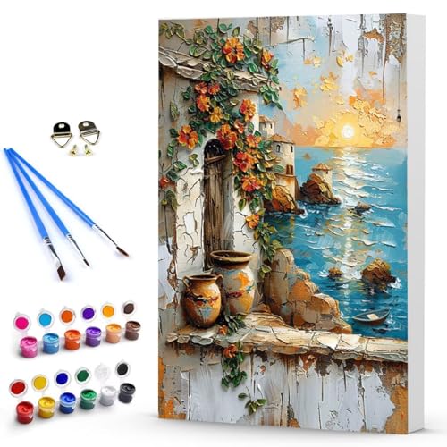 Malen Nach Zahlen Erwachsene Blume Malen Nach Zahlen Bastelset Erwachsene, DIY Abstrakt Mit Pinseln und Acrylfarben Handgemalt Ölgemälde Leinwand Set, Home Deko (100x135cm) Ohne Rahmen -TL25036S von Generic
