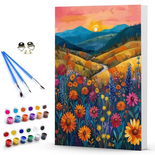 Malen Nach Zahlen Erwachsene Blume Malen Nach Zahlen Bastelset Erwachsene, DIY Abstrakt Mit Pinseln und Acrylfarben Handgemalt Ölgemälde Leinwand Set, Home Deko 20 x 30 cm Ohne Rahmen -TL2503CW Malen Nach Zahlen Erwachsene Blume Malen Nach Zahlen Bastelset Erwachsene, DIY Abstrakt Mit Pinseln und Acrylfarben Handgemalt Ölgemälde Leinwand Set, Home Deko 20 x 30 cm Ohne Rahmen -TL2503CW von Generic