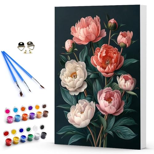 Malen Nach Zahlen Erwachsene Blume Malen Nach Zahlen Bastelset Erwachsene, DIY Landschaft Mit Pinseln und Acrylfarben Handgemalt Ölgemälde Leinwand Set, Home Deko (100x135cm) Ohne Rahmen -TL25034S von Generic
