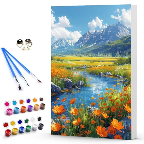 Malen Nach Zahlen Erwachsene Blume Malen Nach Zahlen Bastelset Erwachsene, DIY Landschaft Mit Pinseln und Acrylfarben Handgemalt Ölgemälde Leinwand Set, Home Deko 30 x 40 CM Ohne Rahmen -TL2503M6 Malen Nach Zahlen Erwachsene Blume Malen Nach Zahlen Bastelset Erwachsene, DIY Landschaft Mit Pinseln und Acrylfarben Handgemalt Ölgemälde Leinwand Set, Home Deko 30 x 40 CM Ohne Rahmen -TL2503M6 von Generic