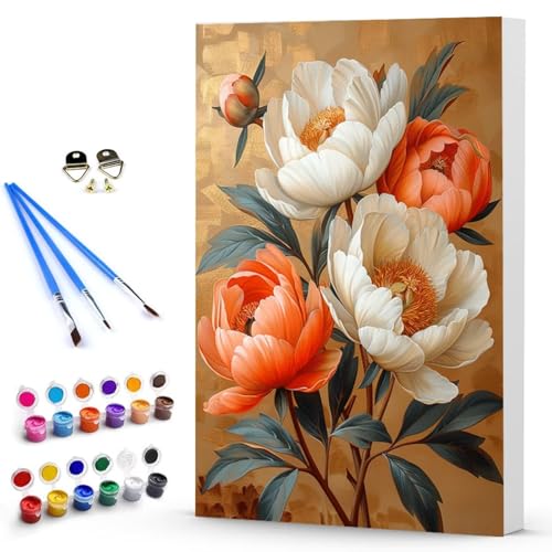 Malen Nach Zahlen Erwachsene Blume Malen Nach Zahlen Bastelset Erwachsene, DIY Landschaft Mit Pinseln und Acrylfarben Handgemalt Ölgemälde Leinwand Set, Home Deko 70 x 95 cm Ohne Rahmen -TL250340 von Generic