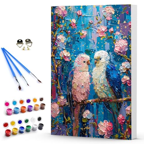 Malen Nach Zahlen Erwachsene Blume Malen Nach Zahlen Bastelset Erwachsene, DIY Landschaft Mit Pinseln und Acrylfarben Handgemalt Ölgemälde Leinwand Set, Home Deko 70x95 cm Ohne Rahmen -TL250314 von Generic