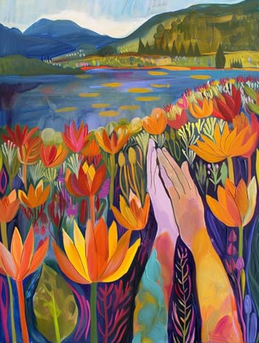 Malen Nach Zahlen Erwachsene Blume Malen Nach Zahlen Landschaft, Painting by Numbers, DIY Basteln Erwachsene Handgemalt Ölgemälde Set Mit Pinseln und Acrylfarbe für Zimmer Deko 60x80cm 9-8332 Malen Nach Zahlen Erwachsene Blume Malen Nach Zahlen Landschaft, Painting by Numbers, DIY Basteln Erwachsene Handgemalt Ölgemälde Set Mit Pinseln und Acrylfarbe für Zimmer Deko 60x80cm 9-8332 von Generic