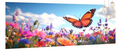 Malen Nach Zahlen Erwachsene Blumen, DIY Malen Nach Zahlen XXL Paint by Numbers für Anfänger, Bastelset Handgemalt Ölgemälde Set Mit Pinseln und Acrylfarbe, Home Décor Landschaft 60 X 120cm Y1162 Malen Nach Zahlen Erwachsene Blumen, DIY Malen Nach Zahlen XXL Paint by Numbers für Anfänger, Bastelset Handgemalt Ölgemälde Set Mit Pinseln und Acrylfarbe, Home Décor Landschaft 60 X 120cm Y1162 von Generic