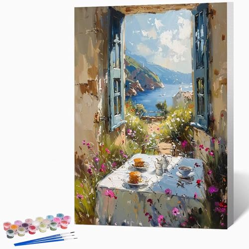 Malen Nach Zahlen Erwachsene Blumen Malen Nach Zahlen Landschaft, Bastelset Erwachsene Mit 3-Pinseln Und Acrylfarbe, DIY Handgemalt öLgemäLde Kit FüR Geschenke, Deko 100×135cm Ohne Rahmen -LKF0772L4 Malen Nach Zahlen Erwachsene Blumen Malen Nach Zahlen Landschaft, Bastelset Erwachsene Mit 3-Pinseln Und Acrylfarbe, DIY Handgemalt öLgemäLde Kit FüR Geschenke, Deko 100×135cm Ohne Rahmen -LKF0772L4 von Generic