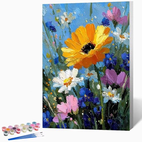 Malen Nach Zahlen Erwachsene Blumen Malen Nach Zahlen Landschaft, Bastelset Erwachsene Mit 3-Pinseln Und Acrylfarbe, DIY Handgemalt öLgemäLde Kit FüR Geschenke, Deko 30×40cm Ohne Rahmen -LKF0730H3 Malen Nach Zahlen Erwachsene Blumen Malen Nach Zahlen Landschaft, Bastelset Erwachsene Mit 3-Pinseln Und Acrylfarbe, DIY Handgemalt öLgemäLde Kit FüR Geschenke, Deko 30×40cm Ohne Rahmen -LKF0730H3 von Generic