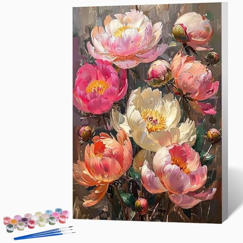 Malen Nach Zahlen Erwachsene Blumen Malen Nach Zahlen Landschaft, Bastelset Erwachsene Mit 3-Pinseln Und Acrylfarbe, DIY Handgemalt öLgemäLde Kit FüR Geschenke, Deko 60 x 80 cm Ohne Rahmen -LKF0797K6 Malen Nach Zahlen Erwachsene Blumen Malen Nach Zahlen Landschaft, Bastelset Erwachsene Mit 3-Pinseln Und Acrylfarbe, DIY Handgemalt öLgemäLde Kit FüR Geschenke, Deko 60 x 80 cm Ohne Rahmen -LKF0797K6 von Generic