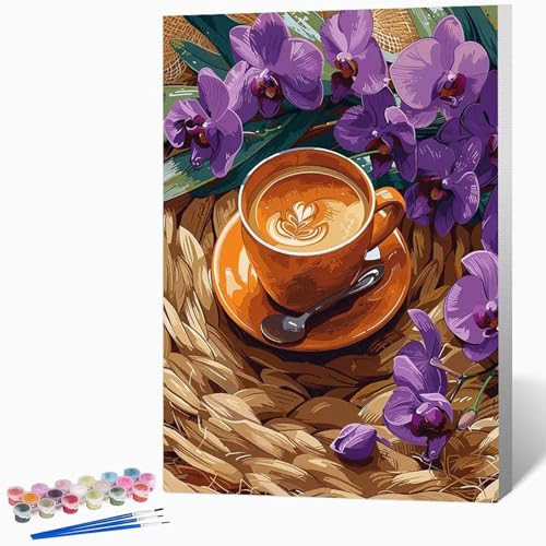 Malen Nach Zahlen Erwachsene Blumen Malen Nach Zahlen Landschaft, Bastelset Erwachsene Mit 3-Pinseln Und Acrylfarbe, DIY Handgemalt öLgemäLde Kit FüR Geschenke, Deko 60x80cm Ohne Rahmen -LKF0770OC Malen Nach Zahlen Erwachsene Blumen Malen Nach Zahlen Landschaft, Bastelset Erwachsene Mit 3-Pinseln Und Acrylfarbe, DIY Handgemalt öLgemäLde Kit FüR Geschenke, Deko 60x80cm Ohne Rahmen -LKF0770OC von Generic