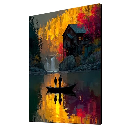 Malen Nach Zahlen Erwachsene Boot DIY Set Erwachsene mit Leinwand zum Bemalen Baum 40x30 cm 36 Farben Acrylfarben Set und Pinsel, Malen Nach Zahlen Kinder für Deko Wohnzimmer Geschenke 2YH-5282 Malen Nach Zahlen Erwachsene Boot DIY Set Erwachsene mit Leinwand zum Bemalen Baum 40x30 cm 36 Farben Acrylfarben Set und Pinsel, Malen Nach Zahlen Kinder für Deko Wohnzimmer Geschenke 2YH-5282 von Generic