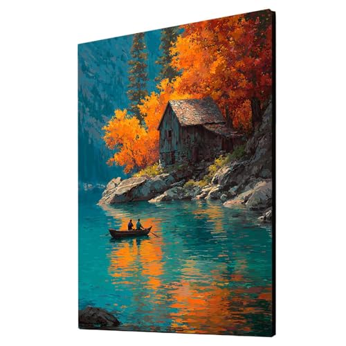 Malen Nach Zahlen Erwachsene Boot DIY Set Erwachsene mit Leinwand zum Bemalen Baum 95x70CM 36 Farben Acrylfarben Set und Pinsel, Malen Nach Zahlen Kinder für Wanddeko Wohnzimmer Geschenke 2YH-2727 Malen Nach Zahlen Erwachsene Boot DIY Set Erwachsene mit Leinwand zum Bemalen Baum 95x70CM 36 Farben Acrylfarben Set und Pinsel, Malen Nach Zahlen Kinder für Wanddeko Wohnzimmer Geschenke 2YH-2727 von Generic